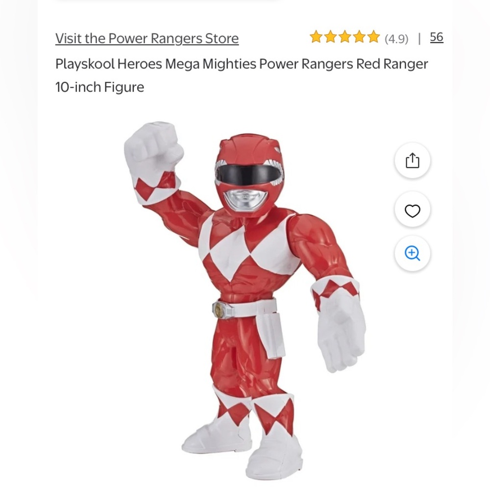 Playskool Heroes Power Rangers Red Ranger Action Figure